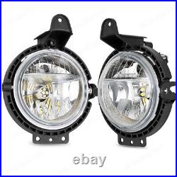 1Pair Bumper Lamp Fog Lights assy s For BMW Mini Cooper R55 R56 R57 R58 59 07-15