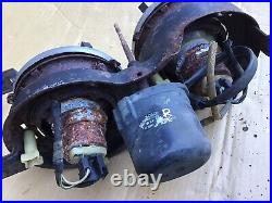 BMW 323i E21 Twin Headlights With Wipers And Motors. Pair