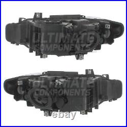 BMW 3 Series F30 Headlights Saloon 2011-2015 Black Inner Headlamps 1 Pair
