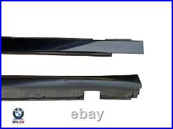 BMW 5 series E60 M Sport Side Skirt Sill Covers Left Right Carbon Black 416 PAIR