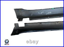 BMW 5 series E60 M Sport Side Skirt Sill Covers Left Right Carbon Black 416 PAIR