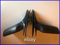 BMW E30 door mirrors. Pair. Black. Electric. Complete with good glass