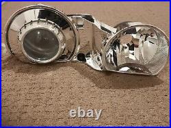 BMW E46 Compact Bi-Xenon 1305305163 1305305164 Left Right Pair Headlight Lenses