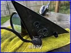 BMW E46 M3 genuine Wing Mirrors Pair Manual Folding black 9 wires