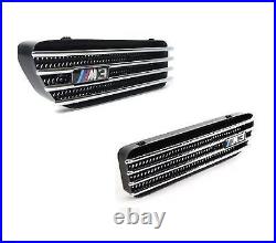 BMW E46 Pair Wing Grills Fenders Panels 51132694607 51132694608 NEW GENUINE