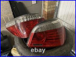 BMW E60 LCI 5 SERIES GENUINE LED REAR TAIL LIGHT KIT PAIR LEFT RIGHT With Plugs