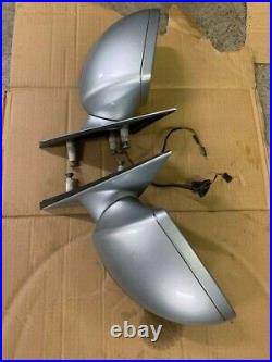 BMW E60 M5 V10 Saloon Electric Powerfold Wing Mirrors Pair Silverstone 2 Colour
