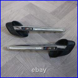 BMW E92 M3 Wing Badge Grille Indicator Front Left & Right Pair 8046501 8046502