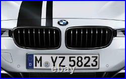 BMW M Performance Genuine Front Left/Right Pair of Kidney Grilles Black F20/F21