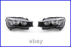 BMW X3 F25 Headlight Set 15-17 Halogen Headlamps Pair Driver Passenger