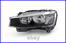 BMW X3 F25 Headlight Set 15-17 Halogen Headlamps Pair Driver Passenger
