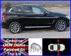 BMW X3 G01 (Genuine New) Pair Of Wing Mirror Covers In Gloss Black 2018 On