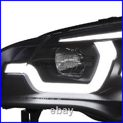 BMW X5 Headlights Upgrade Chrome LED Running Lights Black Inner E70 2007-2013