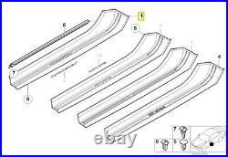 BMW Z3 E36 New Genuine Door Entry Roadster Sill Strips Left Right Pair