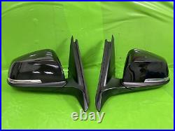 Bmw 1 Series F20 LCI Pair Of Wing Mirrors Black Driver + Passenger 2015-2019