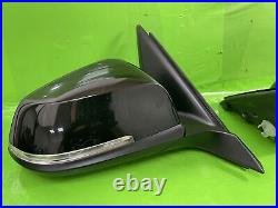 Bmw 1 Series F20 LCI Pair Of Wing Mirrors Black Driver + Passenger 2015-2019