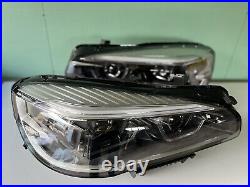 Bmw 2 series F45 F46 Headlights LED ADAPTIVE Pair Set Left Right COMPLETE NEW