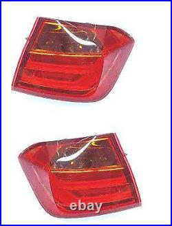 Bmw 3 Series F30 Saloon Modells 2012-2015 Rear Lamp Pair Right Left O/s N/s