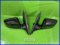 Bmw 5 Series F10 Pair Of Wing Mirrors Black Sapphire 475 Driver + Passenger