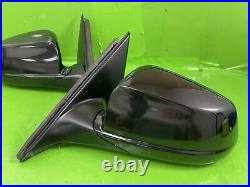 Bmw 5 Series F10 Pair Of Wing Mirrors Black Sapphire 475 Driver + Passenger