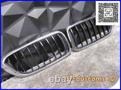 Bmw 6 Series G32 Gt Front Bumper Upper Kidney Grill Pair Genuine Chrome