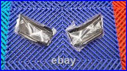 Bmw Genuine G22 G23 Front Bumper Flicks Wings Blades Canards 51112473232 Pair