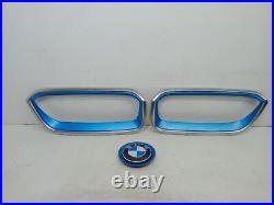 Bmw I3 Grille Front Bumper Emblem Blue 7375883 7314891 I01 2013 2022