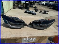 Bmw I3 Headlamp Left And Right Pair Halogen Type 13-18 Genuine Undamaged