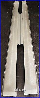Bmw M4 Side Skirts Pair Genuine In White