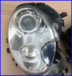 Bmw Mini One Cooper S Pair Of Xenon Headlights Complete R55 R56 2007-2013