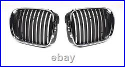 Bmw New Genuine 5 Series E39 (1995-2000/9) Front Kidney Grille Pair Left Right