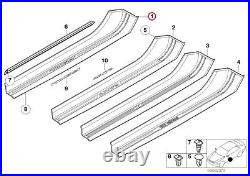 Bmw New Genuine Z3 E36 Door Entry Roadster Sill Strips Set Pair Left Right