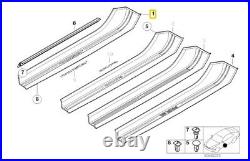 Bmw New Genuine Z3 E36 Door Entry Roadster Sill Strips Set Pair N/s O/s