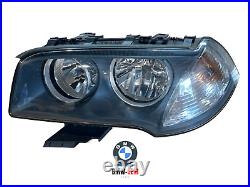 Bmw X3 E83 Left And Right Side Halogen Headlight Pair 7162195 Clear Glass