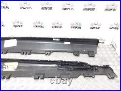 Bmw X6 2019 2022 Genuine G06 Msport Side Skirt Sill Extension Pair Set Lh & Rh