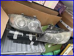 Bmw e90 e91 genuine xenon headlights pair set complete with bulbs and ballasts