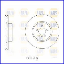 For BMW 5 Series F10 F18 530d Genuine Napa 5 Stud Vented Front Brake Discs Pair