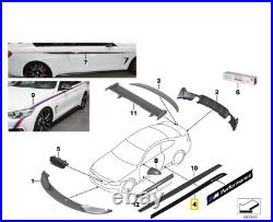 GENUINE BMW 4 Series M Performance Side Sill Foil Decal 51142348911. PAIR. 20A