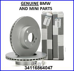 GENUINE BMW E46 3 series, Z4 E85 E86, Brake Discs 34116864047. FRONT PAIR. 14E