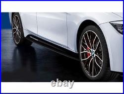 GENUINE BMW G30 G31 M Performance Sill Side Skirts 2411020, 2411019. PAIR. UL2
