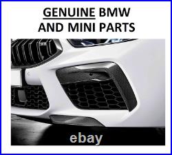 GENUINE BMW M8 F91, F93 M Performance Carbon Fibre Bumper Grille Trims. PAIR 20C
