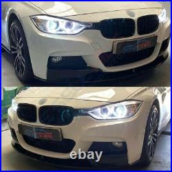 Gbrite Aftermarket BMW F30 Bi Xenon Headlamps same as oem Genuine angel eyes LED