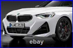Genuine BMW 2 Series G42 M Performance Carbon Fibre Bumper Attachments PAIR
