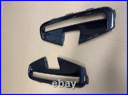 Genuine BMW 4 Series Front Bumper Carbon Fibre Grille Trims (one pair)