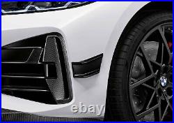 Genuine BMW 4 Series Front Bumper Carbon Fibre Grille Trims (one pair)