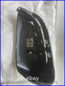 Genuine BMW 5 Series G30 G31 Wing Mirror Cap Cover 2017+ Gloss Black Pair X 2