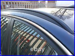 Genuine BMW E91 LCI Short Roof Rails Bars Black Left and Right Pair 3 series