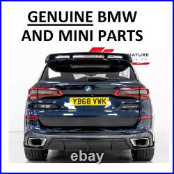 Genuine BMW G05 G06 G07 Exhaust Tailpipe Trims Left. Right. PAIR. Chrome. 20E