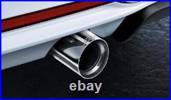 Genuine BMW M Performance exhaust tailpipe tips 18302354364. CHROME. PAIR. 20B