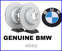 Genuine BMW X5, X6 Rear Ventilated 345mm Brake Discs. PAIR. 34216793246. Ref 22B